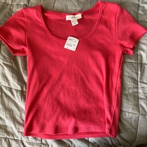 Hot Pink Forever 21 crop top